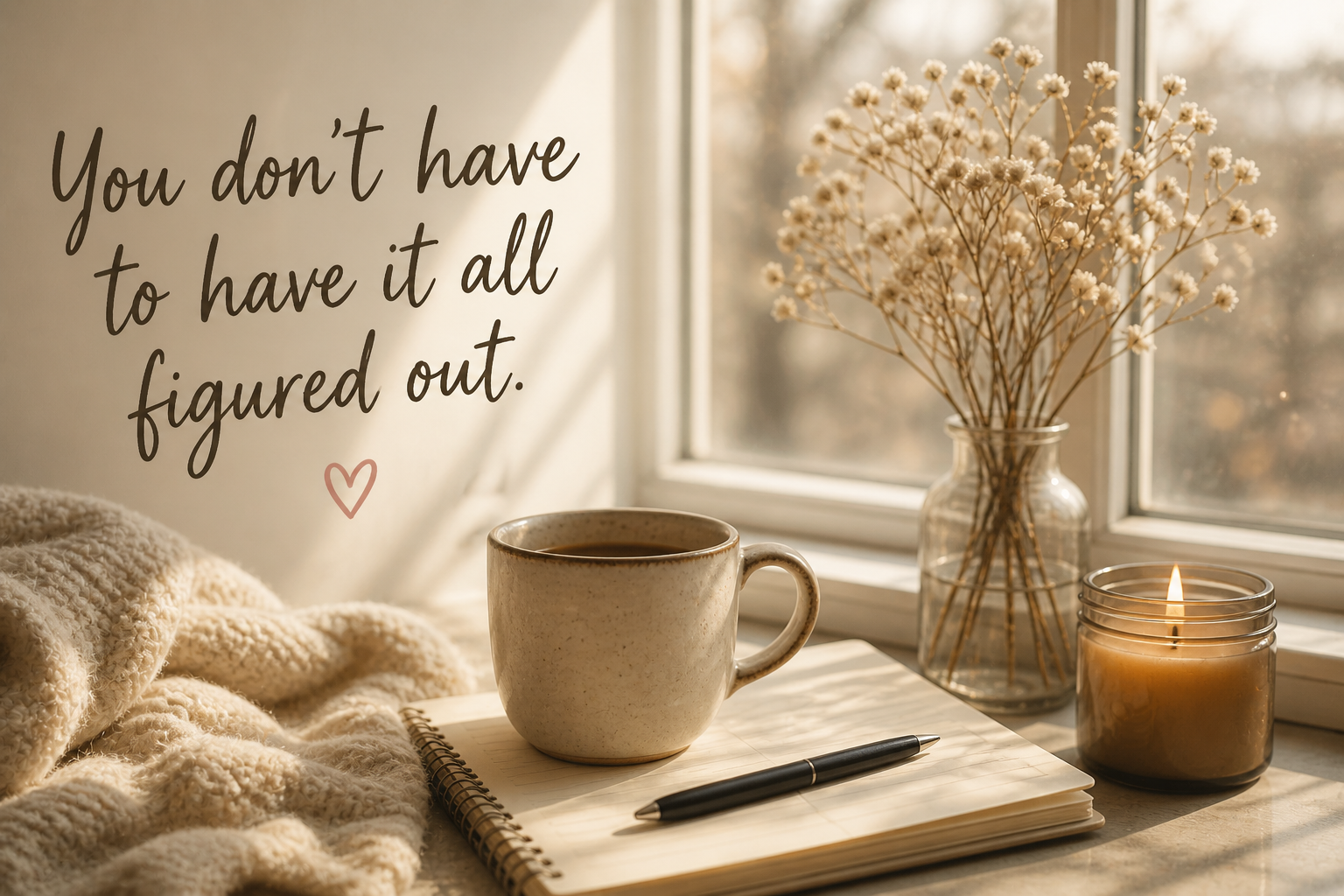 You Don’t Have to Have It All Figured Out