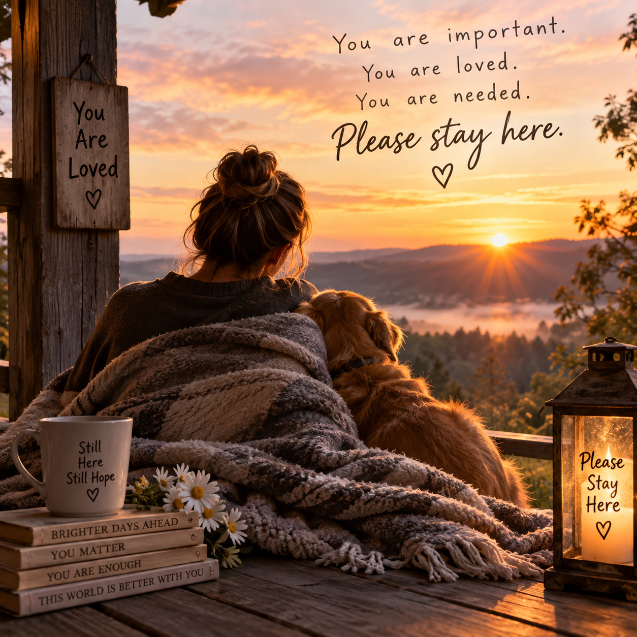 Please Stay: For the Person Who Can’t See Tomorrow Yet