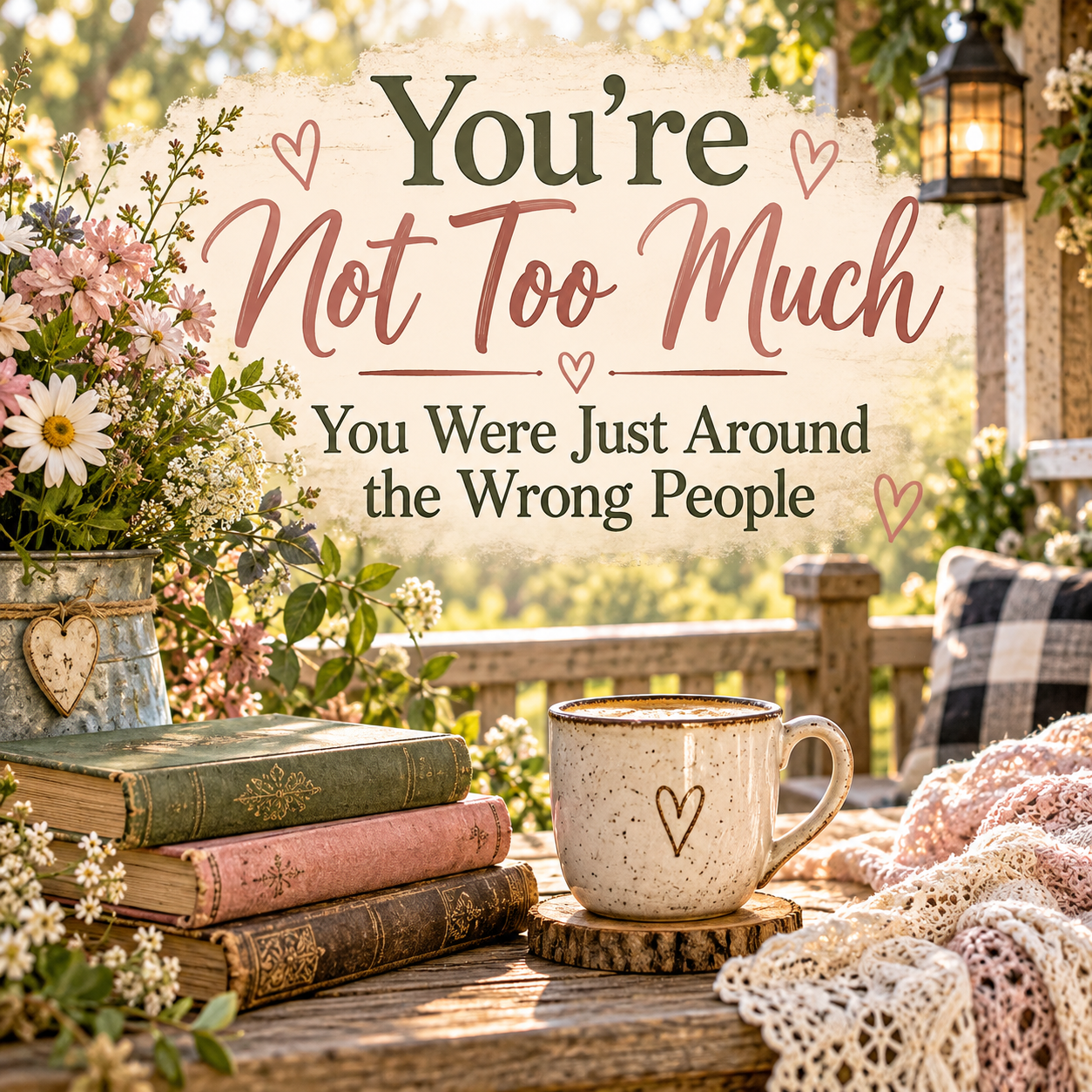 You’re Not Too Much: You Were Just Around The Wrong People.